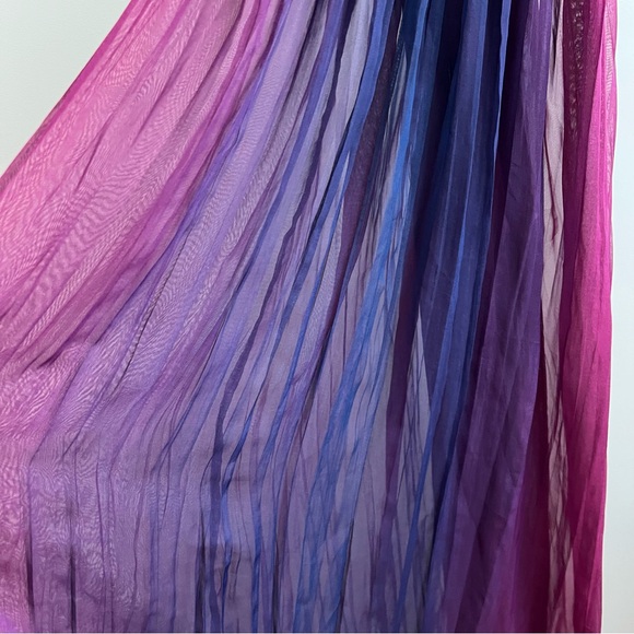 Vintage Pink Purple Blue Ombre Strappy Chemise Size Medium - Picture 12 of 15